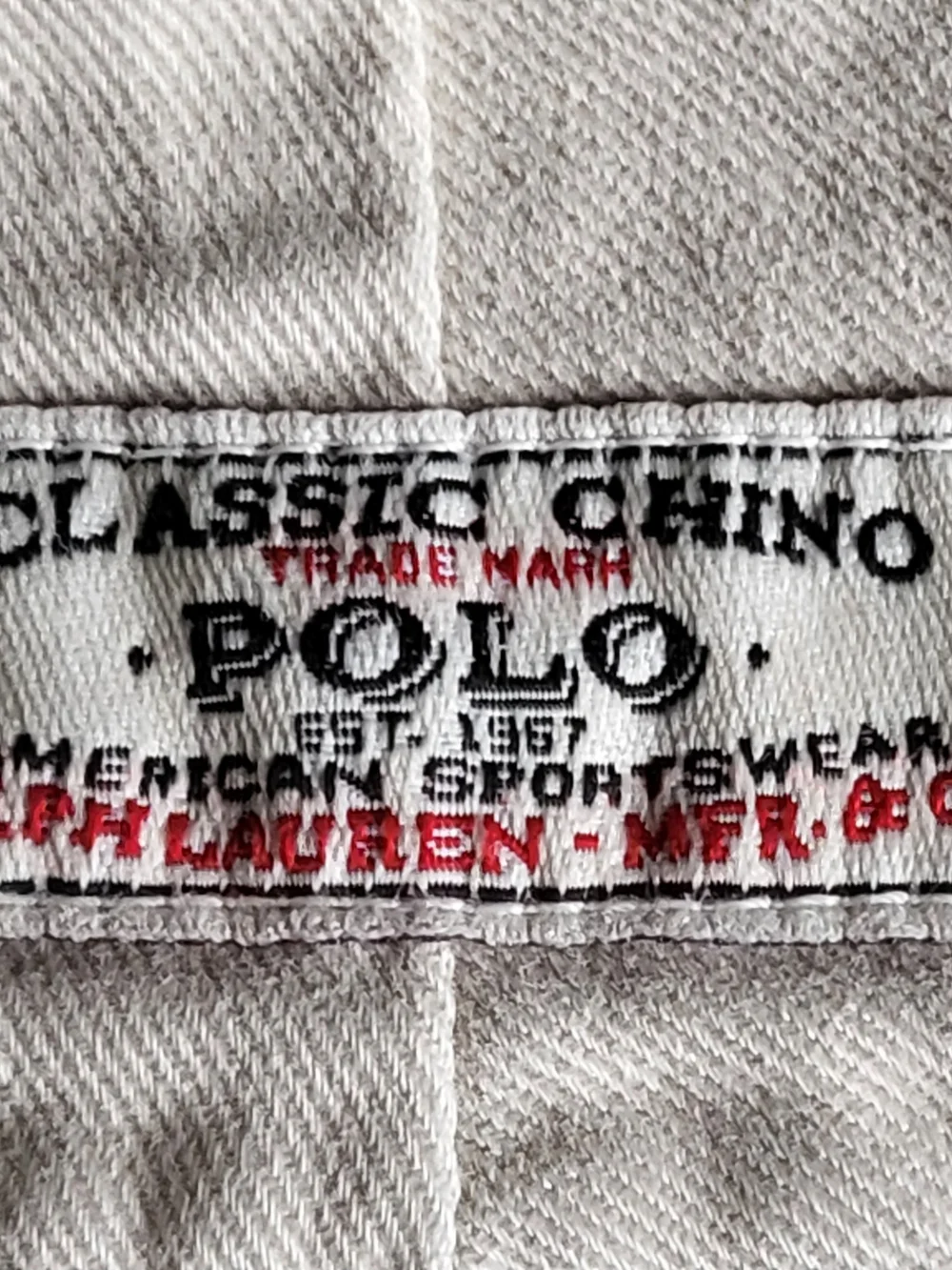Polo Ralph Lauren Prospect Pant Men 35x30 Beige Khaki Chino Trouser DeadstockNWT